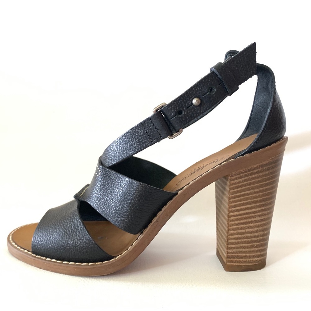 Madewell Black Leather Sandals